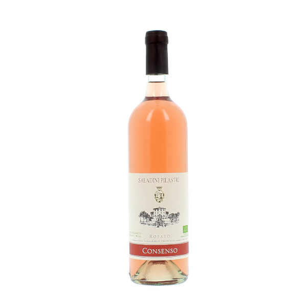 Saladini Pilastri Consenso Rosato Marchie IGT 2018 BIO disponible sur le wineshop d’Histoire de Boire